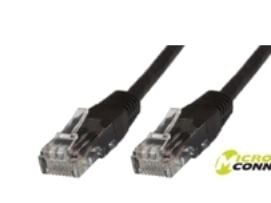 MicroConnect - Nettverkskabel - RJ-45 (hann) til RJ-45 (hann) - 20 cm - UTP - CAT 6 - halogenfri - svart