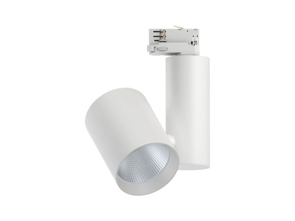 Paulmann Zeuz 39°, Spotlight på skinne, LED, 33 W, 3000 K, 2860 lm, Hvit