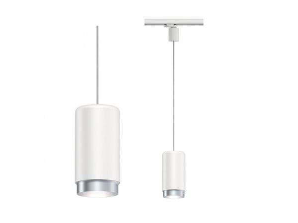 Paulmann Corus, Spotlight på skinne, E27, 1 ampuller, LED, Hvit