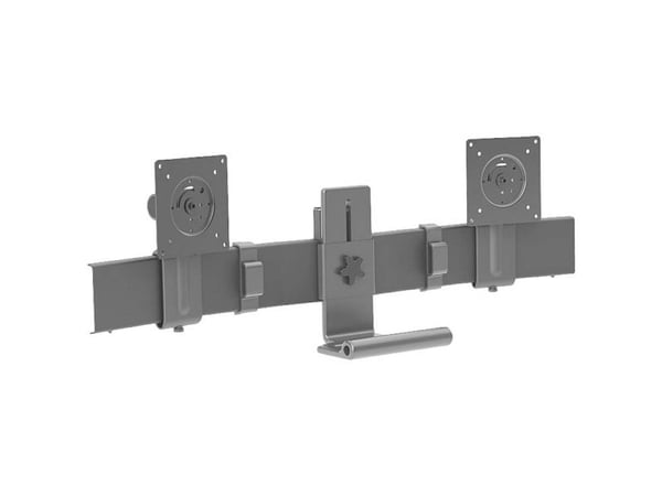 Ergotron TRACE Dual Conversion Kit - Monteringskomponent (bue, håndtak, 2 skyvesvingtapper) - for 2 LCD-skjermer - matt svart - skjermstørrelse: in...