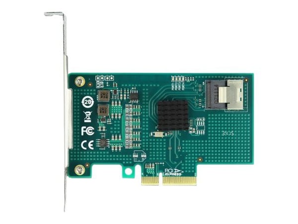 Delock - Diskkontroller - 4 Kanal - SATA 6Gb/s - lav profil - RAID RAID 0, 1, 10 - PCIe 2.0 x4
