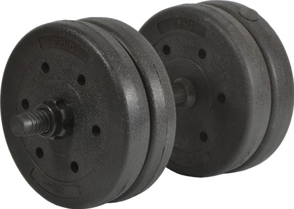 Dumbbell Eb Fit B/Box bitumen 1 x 10 kg