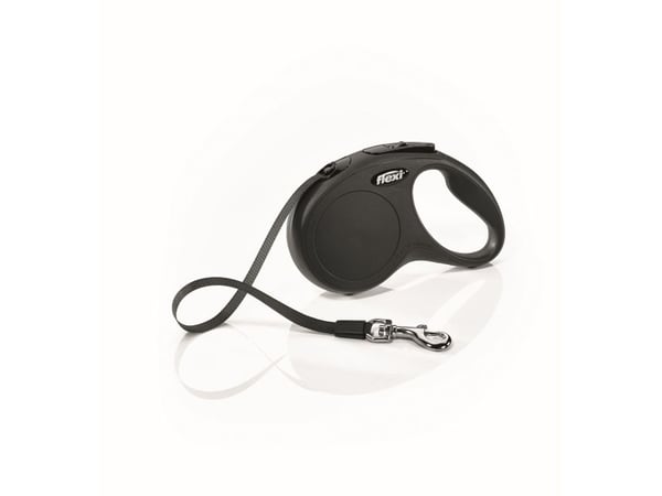 flexi New Classic bånd S, 5M, 15KG, sort