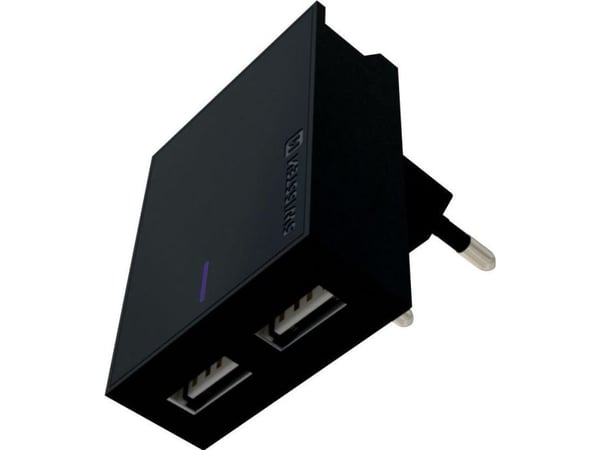 Swissten Smart IC verkkovirtalaturi 2 X USB 3A Power + USB-kaapeli / USB C 1.2M lajitella