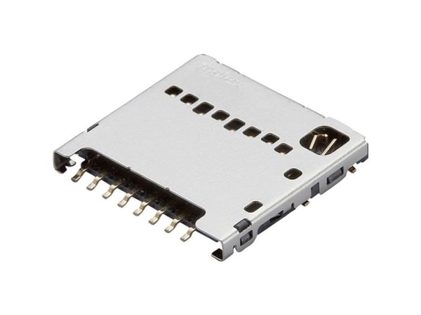 Molex-muistikorttipaikka Napojen lukumäärä Yhteensä 8 Väli: 1,1 mm 1040310811 2000 kpl Nauha täydellä kelalla (1040310811)