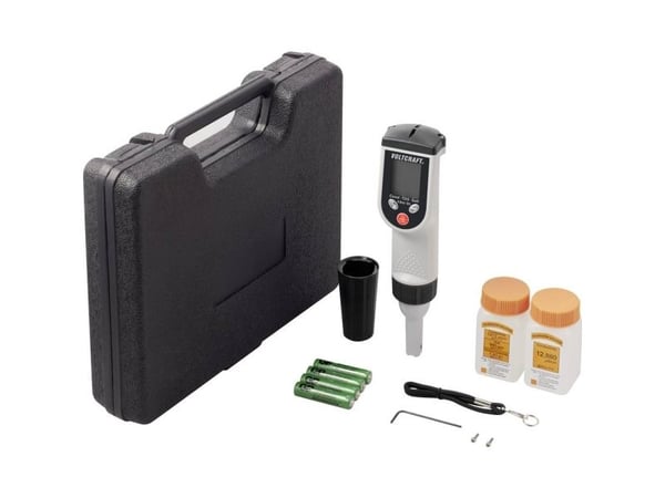 VOLTCRAFT KBM-90 kombimåleinstrument konduktivitet, oppløste partikler (TDS), saltholdighet, temperatur (KBM-90)