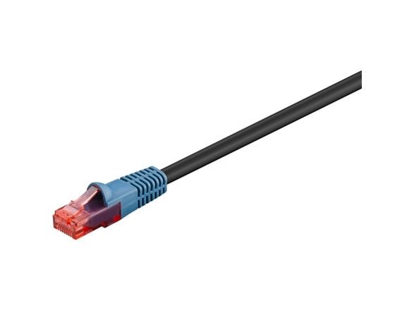 Goobay CAT6 - UTP - 10M - AWG 24 - RJ-45 - Udendørs - Sort
