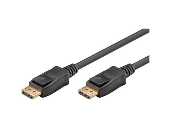 Goobay 58534, 2 m, DisplayPort, DisplayPort, Hanstik, Hanstik, Lajittelu, lajittelu