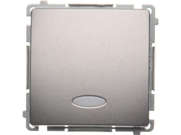 Kontakt-Simon BMS1L.01/21, Painikekytkin, Muovi, Ruostumaton teräs, IP20, IP44, 250 V, 10 A
