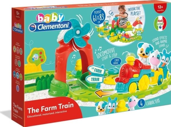 Clementoni The Farm Train, Gutt/Jente, 1 år, Gir fra seg lyd