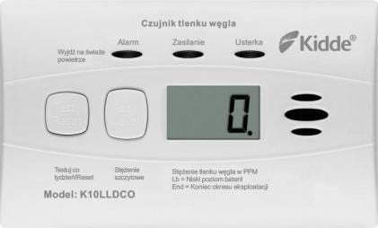 hiilimonoksidianturi KIDDE K10LLDCO