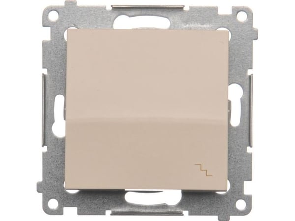Kontakt-Simon DW6.01/41, Muovi, Valkoinen, IP20, IP44, 250 V, 10 A, 75 mm