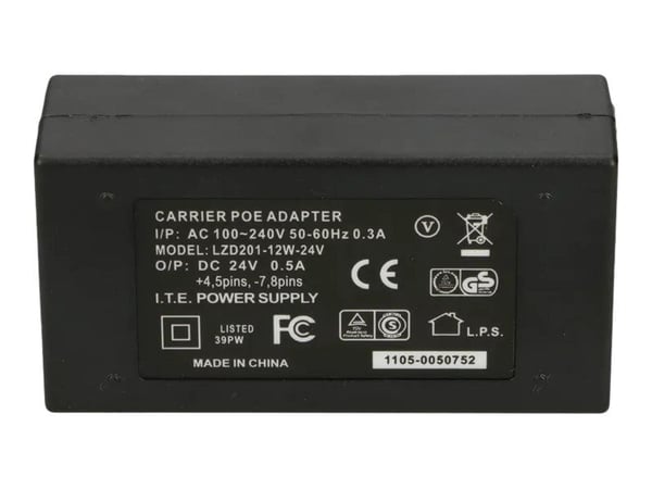 Extralink - Strøminjektor - AC 100-240 V - 12 watt - utgangskontakter: 1