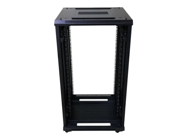 Extralink - Rack skap - 600x600 mm - står på gulv - svart - 22U - 19"