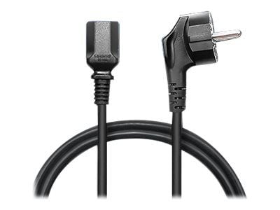 Qoltec - Sähköjohto - CEE 7/7 til IEC 60320 C13 - 250 V - 16 A - 1,5 m - 1,5 m