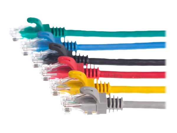 Netrack - Patchkabel - RJ-45 (han) til RJ-45 (han) - 1,5 m - UTP - CAT 5e - formet, knastfri - blå