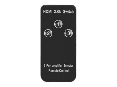 Lanberg SWV-HDMI-0003 - Video/audio switch - 3 x HDMI - stasjonær