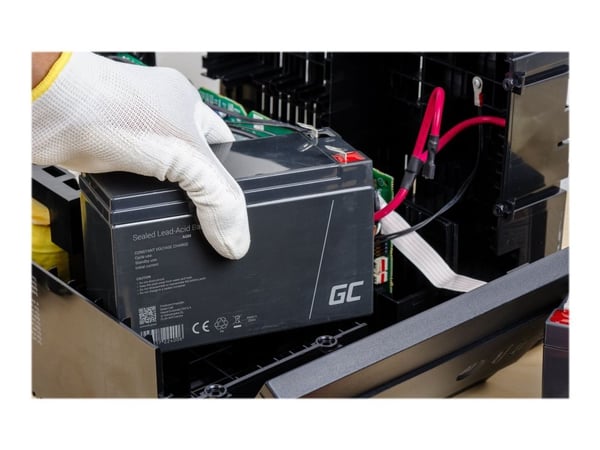 Green Cell - UPS-batteri - 1 x batteri - Sealed Lead Acid (SLA) - 1.2 Ah - svart