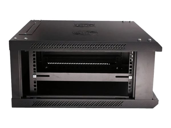 Extralink - Rack skap - 600x600 mm - veggmonterbar - svart - 4U - 19"