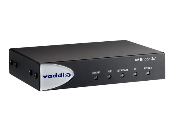 Vaddio AV Bridge 2x1 - Strømningsvideo/lydkoder / svitsjer