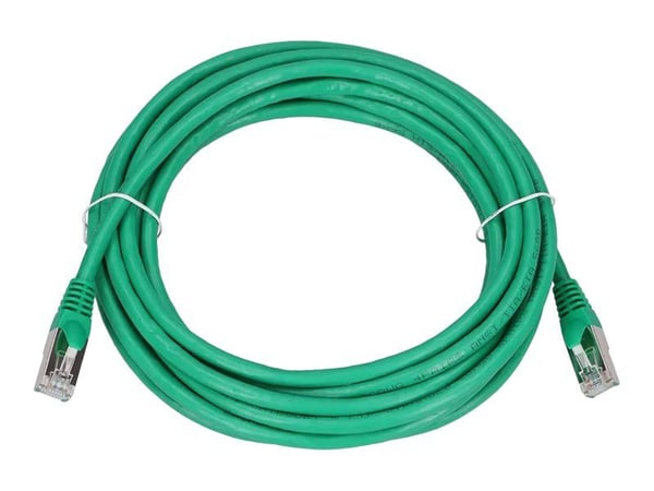 Extralink - Koblingskabel - RJ-45 (hann) til RJ-45 (hann) - 6 mm - foliebelagt uskjermet tvinnet kabelpar (F/UTP) - CAT 6 - halogenfri, innendørs, ...