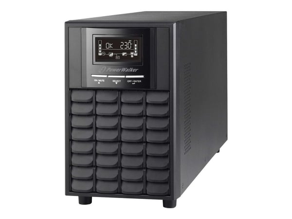PowerWalker VI 3000 CW FR - UPS - AC 162 - 290 V - 2100 watt - 3000 VA - 9 Ah - RS-232, USB - utgangskontakter: 3