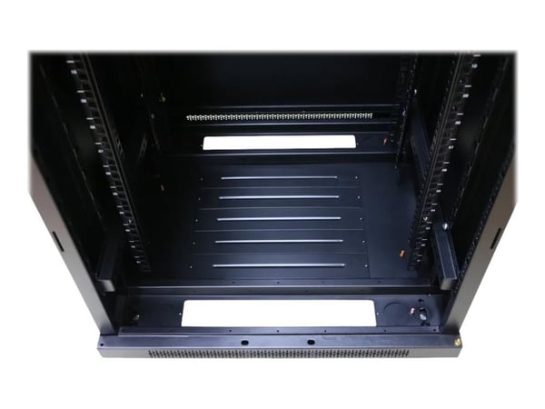 Extralink - Rack skap - 600x600 mm - står på gulv - svart - 22U - 19"