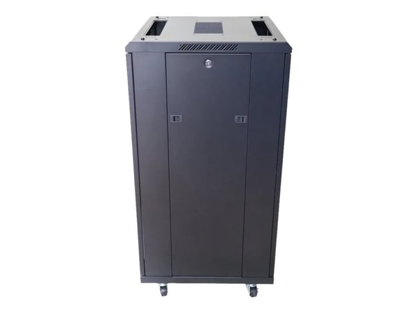 Extralink - Rack skap - 600x600 mm - står på gulv - svart - 22U - 19"