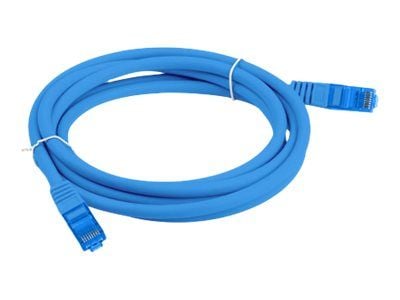 Lanberg - Koblingskabel - RJ-45 (hann) til RJ-45 (hann) - S/FTP - CAT 6a - flertrådet - blå, RAL 5012