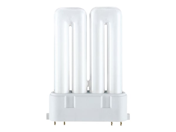 OSRAM DULUX F - Ikke-integrert kompakt fluorescerende lyspære - form: T16 - 2G10 - 24 W - klasse G - varmt hvitt lys - 3000 K