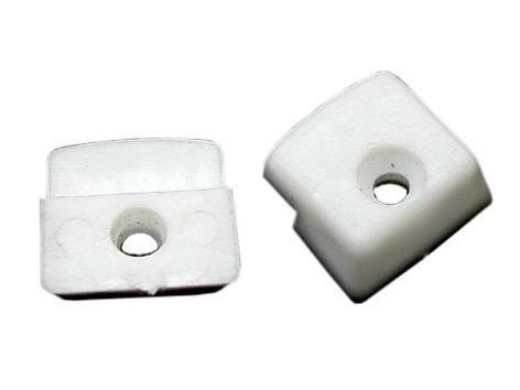 Speilhylse/holder hvit (10 stk.)