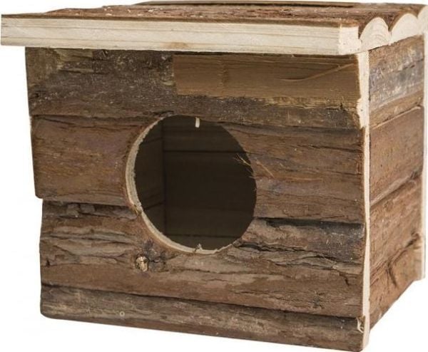 Panama hus/till bur för husdjur gnagare, trä, 15x13x14 cm Panama hus/till bur för husdjur gnagare, trä, 15x13x14 cm