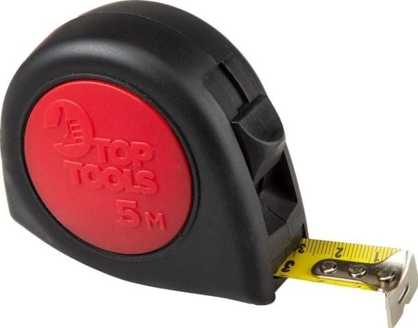 Top Tools stålmåttband med lås 5 m 27C315