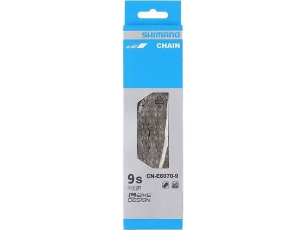 Shimano CN-E6090-10, Sykkelkjede, Bysykkel, Stål, Rustfritt stål, 276 g