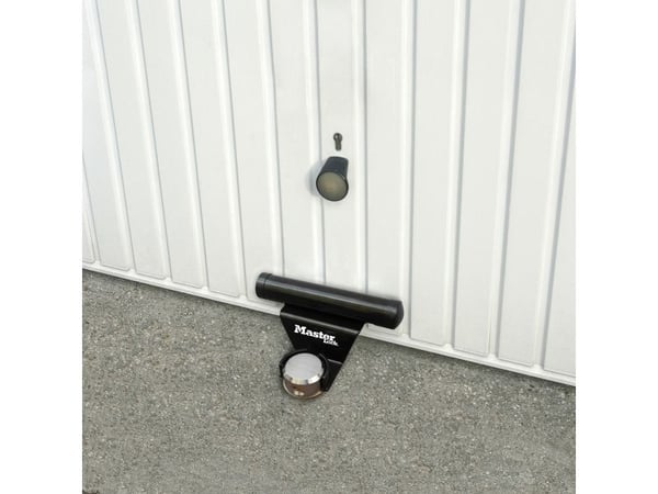 MASTER LOCK 1488EURDAT, Kjedefri hengelås, Nøkkellås, Bruk bare én nøkkel, Garage, Workshop, Sort, Stål