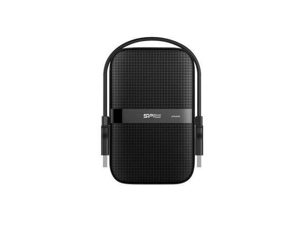SILICON POWER Armor A60 - Harddisk - 4 TB - ekstern (bærbar) - 2.5" - USB 3.2 Gen 1 - svart