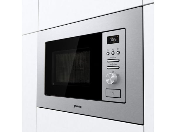 Gorenje BMI201AG1X, Innebygget, Kombinasjon mikrobølge, 20 l, 800 W, Innebygd skjerm, LED