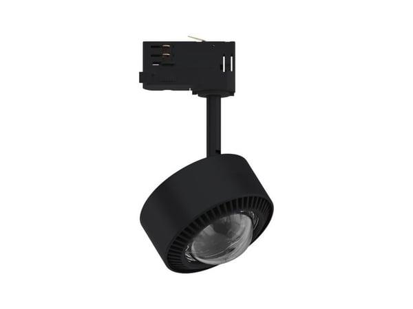 Paulmann Aldan, Spotlight på skinne, 1 ampuller, LED, 8,5 W, 3000 K, Sort, Kromfarget
