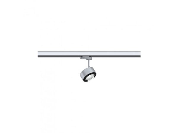 Paulmann Aldan, Spotlight på skinne, 1 ampuller, LED, 8,2 W, 4000 K, Sort, Sølv