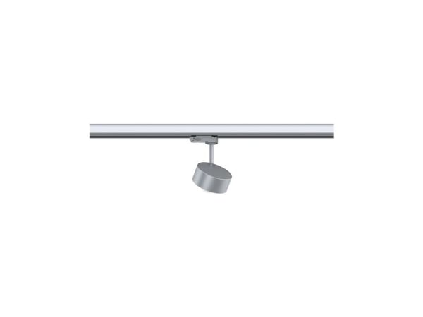 Paulmann Aldan, Spotlight på skinne, 1 ampuller, LED, 8,5 W, 3000 K, Sort, Sølv