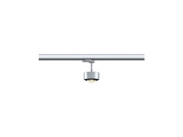 Paulmann Aldan, Spotlight på skinne, 1 ampuller, LED, 8,5 W, 3000 K, Sort, Sølv