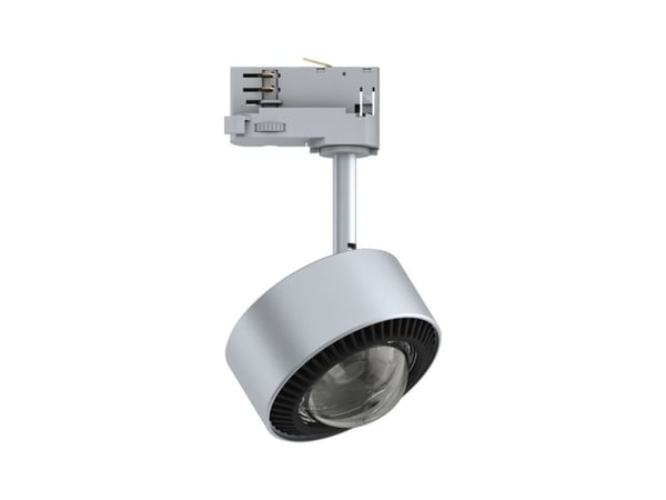 Paulmann Aldan, Spotlight på skinne, 1 ampuller, LED, 8,5 W, 3000 K, Sort, Sølv