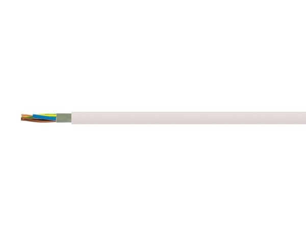 HELUKABEL 39067, Lågspänningskabel, Vit, Koppar, 2.5 mm ², 120 kg/km, -40 - 70 ° C
