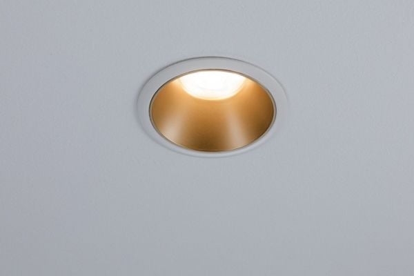Paulmann 93396, Indbygget lysplade, GU10, 1 pære(r ), LED, 10 W, Guld, Hvid