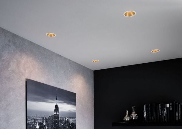 Paulmann 93396, Indbygget lysplade, GU10, 1 pære(r ), LED, 10 W, Guld, Hvid