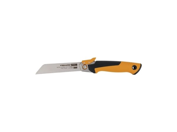 Fiskars Pro PowerTooth, Beskärningssåg, Trä, Svart, Silver, Gul, Svart, Gul, 15 cm, 208 mm