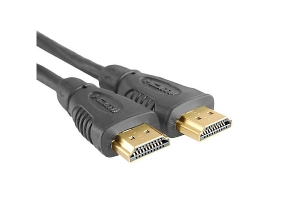Qoltec - High Speed - HDMI-kabel med Ethernet - HDMI hann til HDMI hann - 2 m - svart - 4K-støtte, 1080p-støtte, støtte for Dolby DTS-HD Master Aud...