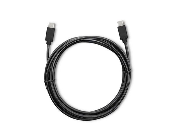 Qoltec - USB-kabel - USB-C (hann) til USB-C (hann) - USB 2.0 - 0.5 A - 3 m - svart