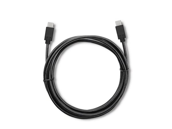 Qoltec - USB-kabel - USB-C (hann) til USB-C (hann) - USB 3.1 - 0.8 A - 2.5 m - svart