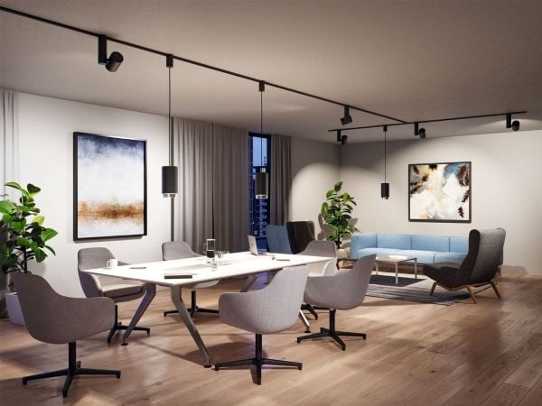 Paulmann Corus, Spotlight på skinne, E27, 1 ampuller, Sort